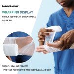 Careland Sterile Gauze Rolls with Medical Tape & Scissors
