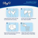 DAFI Disposable Adult Diapers for Incontinence Protection