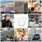 KN95 Face Mask 30 Pack, OPECTICID KN95 Masks White Cup Masks Breathable 5-Layer Filter Efficiency≥95% Against PM2.5 Disposable Certified KN95 Respirator Masks