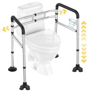 Adjustable Stainless Steel Toilet Safety Rails