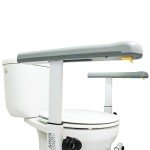Toilet Safety Rails for Seniors with Adjustable Arms