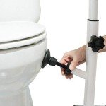 Toilet Safety Rails for Seniors with Adjustable Arms
