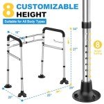 Adjustable Stainless Steel Toilet Safety Rails