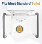 Adjustable Toilet Safety Rail for Seniors and Disabled