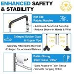 Adjustable Stainless Steel Toilet Safety Rails