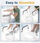 Adjustable Toilet Safety Rail for Seniors and Disabled