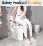 Adjustable Toilet Safety Rail for Seniors and Disabled