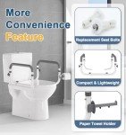 Adjustable Toilet Safety Rail for Seniors and Disabled