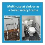 Carex Toilet Safety Rails for Elderly Support