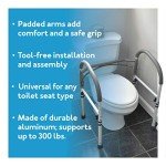 Carex Toilet Safety Rails for Elderly Support