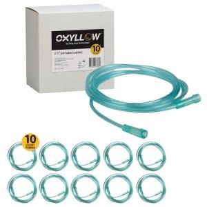 Oxyllow 7 FT Kink-Resistant Oxygen Tubing - 10 Pack