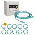 Oxyllow 7 FT Kink-Resistant Oxygen Tubing - 10 Pack