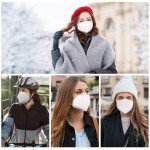 KN95 Face Mask 30 Pack, OPECTICID KN95 Masks White Cup Masks Breathable 5-Layer Filter Efficiency≥95% Against PM2.5 Disposable Certified KN95 Respirator Masks