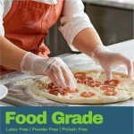 Powder-Free Vinyl Exam Gloves, Clear, 100 Pcs