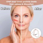 Pink Satin CPAP Strap Covers - 3 Pack