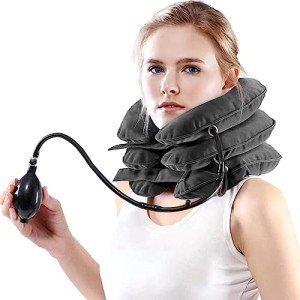 Adjustable Inflatable Neck Traction Device for Pain Relief