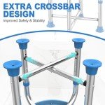 Upgraded Stainless Steel Shower Chair for Elderly