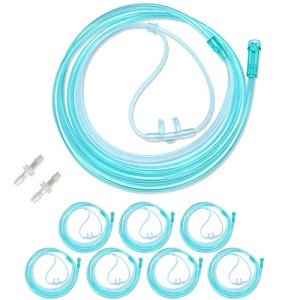 7 Pack High-Flow Soft Nasal Oxygen Cannula