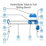 HydroGlyde Sliding Bath Transfer Bench with Long Seat