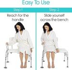 Vive Tub Transfer Bench - Adjustable Shower Aid