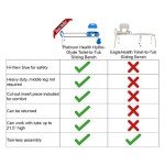 HydroGlyde Sliding Bath Transfer Bench with Long Seat