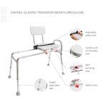Eagle Health Sliding Bath Transfer Bench