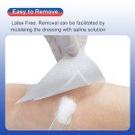 Adhesive Gauze Island Dressing, 50 Pack, 4"x4
