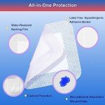 Adhesive Gauze Island Dressing, 50 Pack, 4"x4