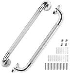 2 Pack 16 Inch Anti-Slip Grab Bars for Seniors