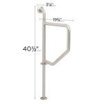 Seachrome Stainless Steel Swing Away Grab Bar