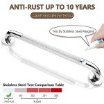 2 Pack 16 Inch Anti-Slip Grab Bars for Seniors