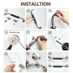 2 Pack 16 Inch Anti-Slip Grab Bars for Seniors