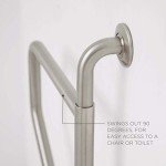 Seachrome Stainless Steel Swing Away Grab Bar