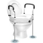 Toilet Seat Riser for Seniors with Handles
