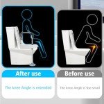 Toilet Seat Riser for Seniors with Handles