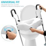 Toilet Seat Riser for Seniors with Handles