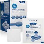 Med Pride Sterile 2"x2" Gauze Pads - 100 Pack