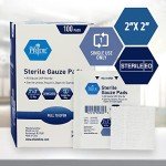 Med Pride Sterile 2"x2" Gauze Pads - 100 Pack