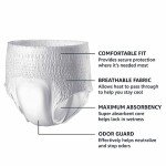 Men's Maximum Absorbency Protective Underwear, XL 16 Count