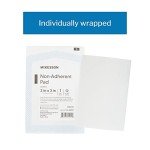 Sterile Non-Adherent Dressing Pads, 2" x 3", 100 Count