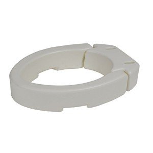 Hinged Toilet Seat Riser for Elongated Toilets