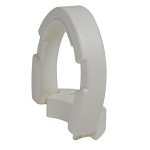 Hinged Toilet Seat Riser for Elongated Toilets