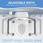 Adjustable Toilet Safety Rails for Seniors