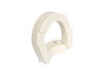 Hinged Toilet Seat Riser for Elongated Toilets