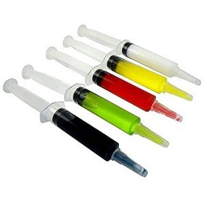 25-Pack Reusable 1oz Plastic Syringes for Jello Shots