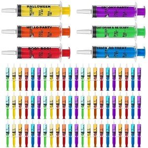 60 Pcs Shot Syringes for Halloween Parties