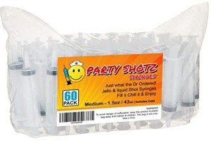 Jello Shot Syringes - 2oz Plastic Reusable 60 Pack