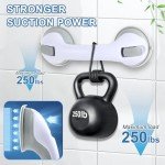 12-Inch Suction Grab Bars for Bathtubs & Showers (2 Pack)