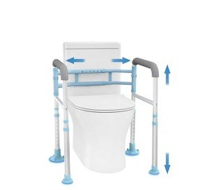 Adjustable Toilet Safety Rail for Seniors & Disabled