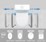 Adjustable Toilet Safety Rail for Seniors & Disabled